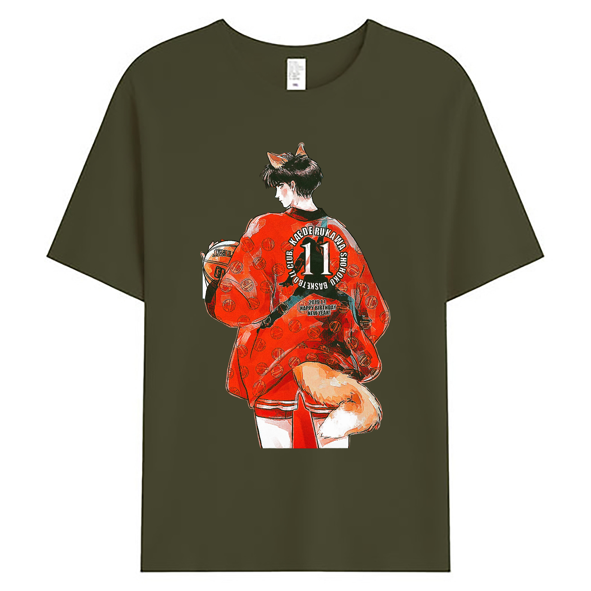 （画像用） SLAM DUNK／スラムダンク 綿100％ メンズ半袖Tシャツ｜肌触りやわらか＆通気性